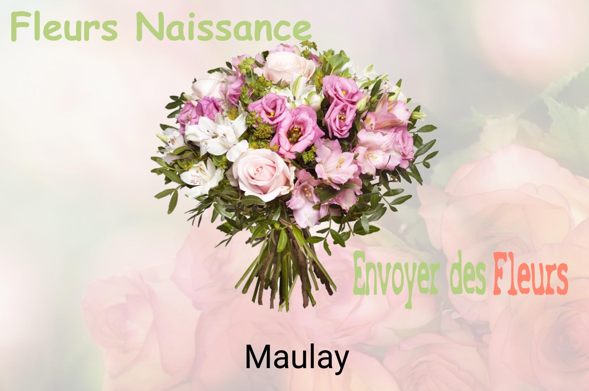 Bouquet de fleurs de naissance livré à Maulay